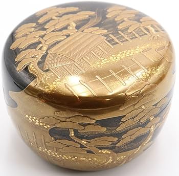 Amazon.co.jp: 辻石斎作 輪島塗 塩釜蒔絵平棗 裏千家 鵬雲斎書付 Amazon.co.jp: 辻石斎作 輪島塗 塩釜蒔絵平棗 裏千家 鵬雲斎書付